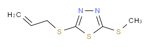 2-(allylthio)-5-(methylthio)-1,3,4-thiadiazole
