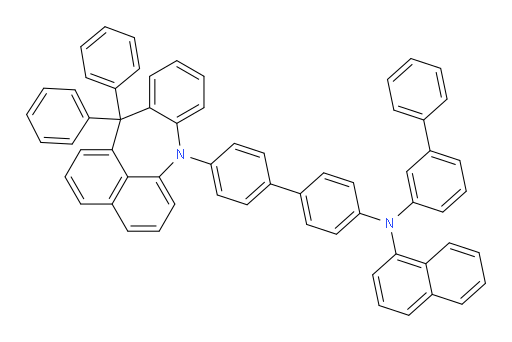 N-([1,1'-biphenyl]-3-yl)-N-(4'-(12,12-diphenylbenzo[f]naphtho[1,8-bc]azepin-7(12H)-yl)-[1,1'-biphenyl]-4-yl)naphthalen-1-amine
