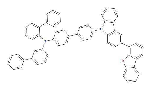 N-([1,1'-biphenyl]-3-yl)-N-(4'-(3-(dibenzo[b,d]furan-4-yl)-9H-carbazol-9-yl)-[1,1'-biphenyl]-4-yl)-[1,1'-biphenyl]-2-amine