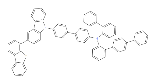 N-([1,1'-biphenyl]-2-yl)-N-(4'-(3-(dibenzo[b,d]thiophen-4-yl)-9H-carbazol-9-yl)-[1,1'-biphenyl]-4-yl)-[1,1':4',1''-terphenyl]-2-amine