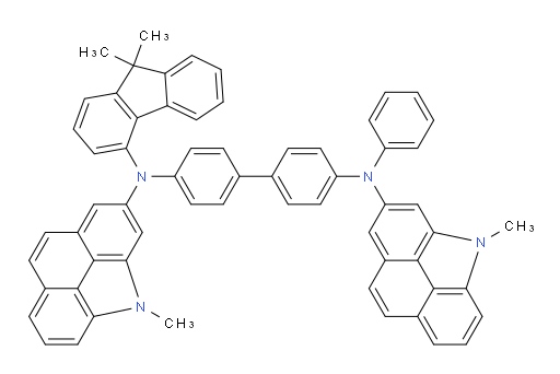 N4-(9,9-dimethyl-9H-fluoren-4-yl)-N4,N4'-bis(4-methyl-4H-benzo[def]carbazol-2-yl)-N4'-phenyl-[1,1'-biphenyl]-4,4'-diamine