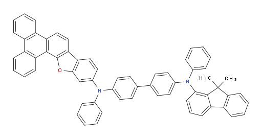 N4-(9,9-dimethyl-9H-fluoren-1-yl)-N4,N4'-diphenyl-N4'-(triphenyleno[1,2-b]benzofuran-13-yl)-[1,1'-biphenyl]-4,4'-diamine