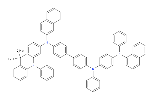 N4-(9,9-dimethyl-10-phenyl-9,10-dihydroacridin-3-yl)-N4'-(4-(naphthalen-1-yl(phenyl)amino)phenyl)-N4-(naphthalen-2-yl)-N4'-phenyl-[1,1'-biphenyl]-4,4'-diamine