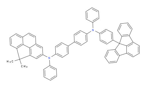 N4-(4-(7bH-indeno[1,2,3-jk]fluoren-7b-yl)phenyl)-N4'-(4,4-dimethyl-4H-cyclopenta[def]phenanthren-2-yl)-N4,N4'-diphenyl-[1,1'-biphenyl]-4,4'-diamine