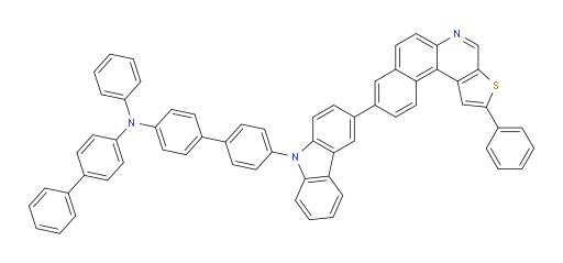 N-([1,1'-biphenyl]-4-yl)-N-phenyl-4'-(3-(2-phenylbenzo[f]thieno[2,3-c]quinolin-9-yl)-9H-carbazol-9-yl)-[1,1'-biphenyl]-4-amine
