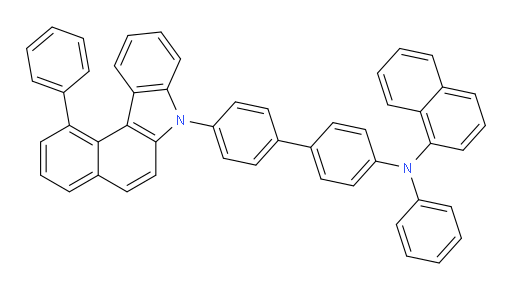 N-phenyl-N-(4'-(1-phenyl-7H-benzo[c]carbazol-7-yl)-[1,1'-biphenyl]-4-yl)naphthalen-1-amine