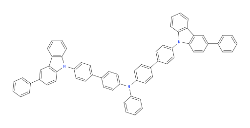 N-phenyl-4'-(3-phenyl-9H-carbazol-9-yl)-N-(4'-(3-phenyl-9H-carbazol-9-yl)-[1,1'-biphenyl]-4-yl)-[1,1'-biphenyl]-4-amine