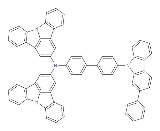 N-(indolo[3,2,1-jk]carbazol-2-yl)-N-(4'-(2-phenyl-9H-carbazol-9-yl)-[1,1'-biphenyl]-4-yl)indolo[3,2,1-jk]carbazol-2-amine