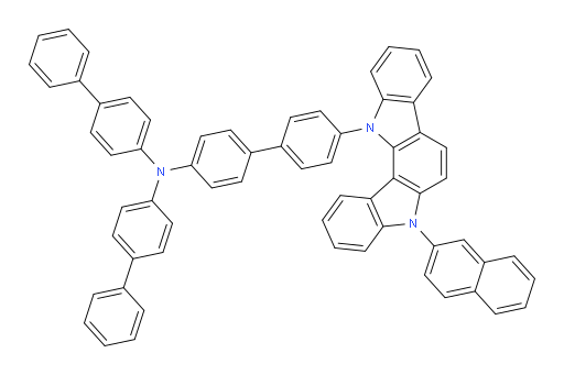 N,N-di([1,1'-biphenyl]-4-yl)-4'-(5-(naphthalen-2-yl)indolo[3,2-a]carbazol-12(5H)-yl)-[1,1'-biphenyl]-4-amine