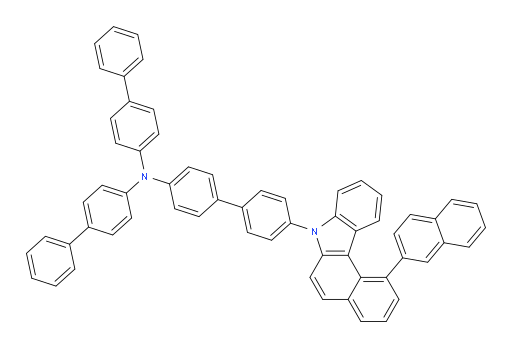 N,N-di([1,1'-biphenyl]-4-yl)-4'-(1-(naphthalen-2-yl)-7H-benzo[c]carbazol-7-yl)-[1,1'-biphenyl]-4-amine