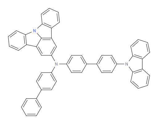 N-(4'-(9H-carbazol-9-yl)-[1,1'-biphenyl]-4-yl)-N-([1,1'-biphenyl]-4-yl)indolo[3,2,1-jk]carbazol-2-amine