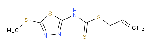 allyl (5-(methylthio)-1,3,4-thiadiazol-2-yl)carbamodithioate