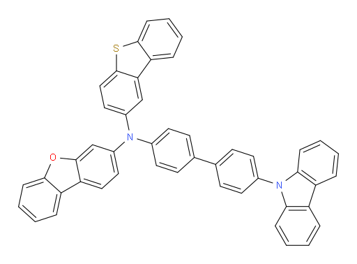 N-(4'-(9H-carbazol-9-yl)-[1,1'-biphenyl]-4-yl)-N-(dibenzo[b,d]thiophen-2-yl)dibenzo[b,d]furan-3-amine
