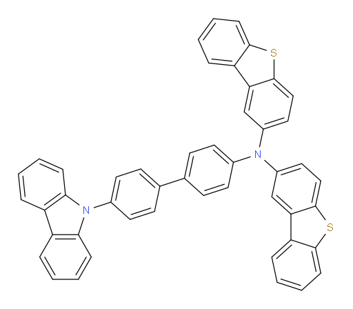 N-(4'-(9H-carbazol-9-yl)-[1,1'-biphenyl]-4-yl)-N-(dibenzo[b,d]thiophen-2-yl)dibenzo[b,d]thiophen-2-amine