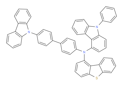 N-(4'-(9H-carbazol-9-yl)-[1,1'-biphenyl]-4-yl)-N-(dibenzo[b,d]thiophen-1-yl)-9-phenyl-9H-carbazol-4-amine