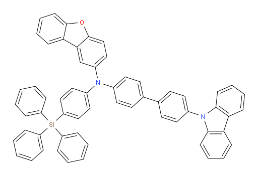 N-(4'-(9H-carbazol-9-yl)-[1,1'-biphenyl]-4-yl)-N-(4-(triphenylsilyl)phenyl)dibenzo[b,d]furan-2-amine