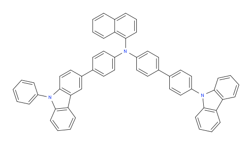 N-(4'-(9H-carbazol-9-yl)-[1,1'-biphenyl]-4-yl)-N-(4-(9-phenyl-9H-carbazol-3-yl)phenyl)naphthalen-1-amine