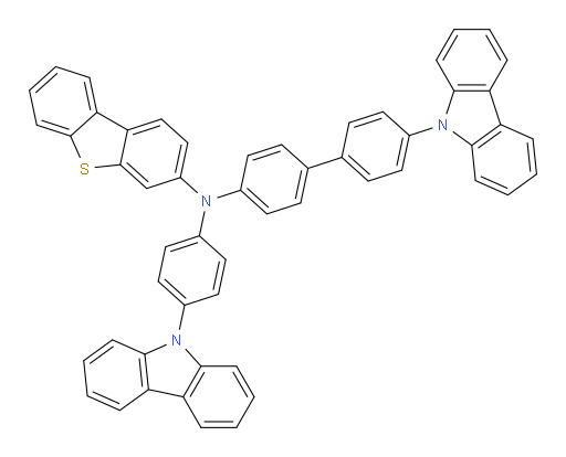 N-(4'-(9H-carbazol-9-yl)-[1,1'-biphenyl]-4-yl)-N-(4-(9H-carbazol-9-yl)phenyl)dibenzo[b,d]thiophen-3-amine