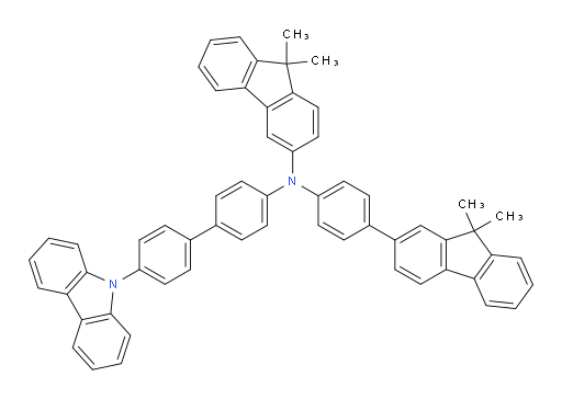 N-(4'-(9H-carbazol-9-yl)-[1,1'-biphenyl]-4-yl)-N-(4-(9,9-dimethyl-9H-fluoren-2-yl)phenyl)-9,9-dimethyl-9H-fluoren-3-amine