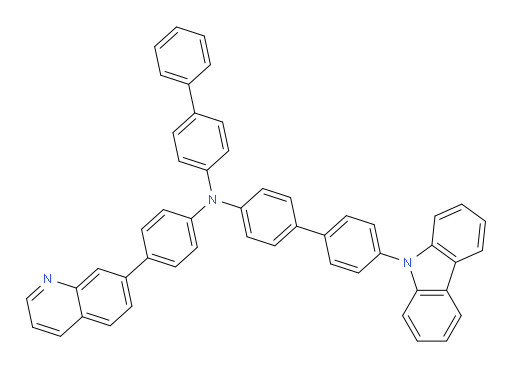 N-([1,1'-biphenyl]-4-yl)-4'-(9H-carbazol-9-yl)-N-(4-(quinolin-7-yl)phenyl)-[1,1'-biphenyl]-4-amine