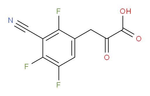 3-(3-cyano-2,4,5-trifluorophenyl)-2-oxopropanoic acid