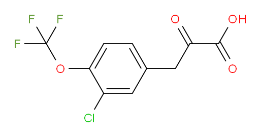 3-(3-chloro-4-(trifluoromethoxy)phenyl)-2-oxopropanoic acid