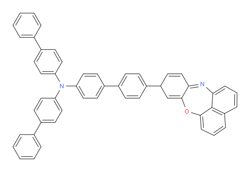 N,N-di([1,1'-biphenyl]-4-yl)-4'-(9H-benzo[b]naphtho[1,8-ef][1,4]oxazepin-9-yl)-[1,1'-biphenyl]-4-amine