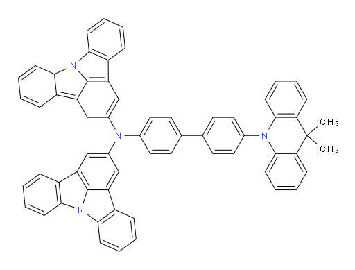 N-(1,8a-dihydroindolo[3,2,1-jk]carbazol-2-yl)-N-(4'-(9,9-dimethylacridin-10(9H)-yl)-[1,1'-biphenyl]-4-yl)indolo[3,2,1-jk]carbazol-2-amine