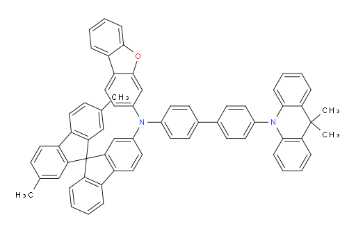 N-(2',7'-dimethyl-9,9'-spirobi[fluoren]-2-yl)-N-(4'-(9,9-dimethylacridin-10(9H)-yl)-[1,1'-biphenyl]-4-yl)dibenzo[b,d]furan-3-amine