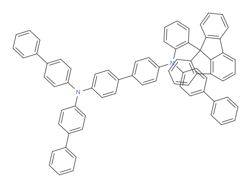 N4-(2-(7bH-indeno[1,2,3-jk]fluoren-7b-yl)phenyl)-N4,N4',N4'-tri([1,1'-biphenyl]-4-yl)-[1,1'-biphenyl]-4,4'-diamine