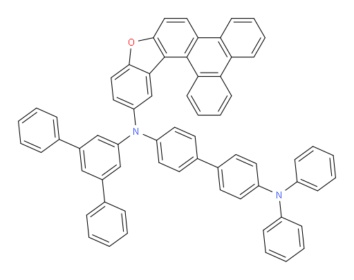 N4-([1,1':3',1''-terphenyl]-5'-yl)-N4',N4'-diphenyl-N4-(triphenyleno[2,1-b]benzofuran-10-yl)-[1,1'-biphenyl]-4,4'-diamine
