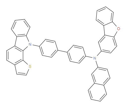 N-(4'-(10H-thieno[2,3-a]carbazol-10-yl)-[1,1'-biphenyl]-4-yl)-N-(naphthalen-2-yl)dibenzo[b,d]furan-2-amine