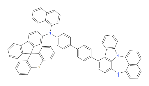 N-(4'-(4H-naphtho[1',8':5,6,7][1,4]diazepino[3,2,1-jk]carbazol-7-yl)-[1,1'-biphenyl]-4-yl)-N-(naphthalen-1-yl)spiro[fluorene-9,9'-thioxanthen]-2-amine