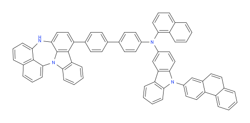 N-(4'-(4H-naphtho[1',8':5,6,7][1,4]diazepino[3,2,1-jk]carbazol-7-yl)-[1,1'-biphenyl]-4-yl)-N-(naphthalen-1-yl)-9-(phenanthren-2-yl)-9H-carbazol-3-amine