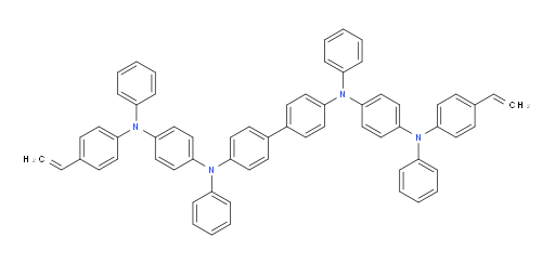 N1,N1'-([1,1'-biphenyl]-4,4'-diyl)bis(N1,N4-diphenyl-N4-(4-vinylphenyl)benzene-1,4-diamine)