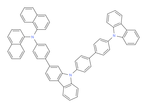 N-(4-(9-(4'-(9H-carbazol-9-yl)-[1,1'-biphenyl]-4-yl)-9H-carbazol-2-yl)phenyl)-N-(naphthalen-1-yl)naphthalen-1-amine