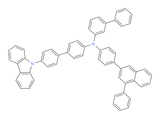 N-(4'-(9H-carbazol-9-yl)-[1,1'-biphenyl]-4-yl)-N-(4-(4-phenylnaphthalen-2-yl)phenyl)-[1,1'-biphenyl]-3-amine