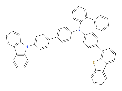 N-(4'-(9H-carbazol-9-yl)-[1,1'-biphenyl]-4-yl)-N-(4-(dibenzo[b,d]thiophen-4-yl)phenyl)-[1,1'-biphenyl]-2-amine