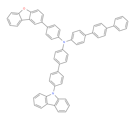 N-(4'-(9H-carbazol-9-yl)-[1,1'-biphenyl]-4-yl)-N-(4-(dibenzo[b,d]furan-2-yl)phenyl)-[1,1':4',1''-terphenyl]-4-amine