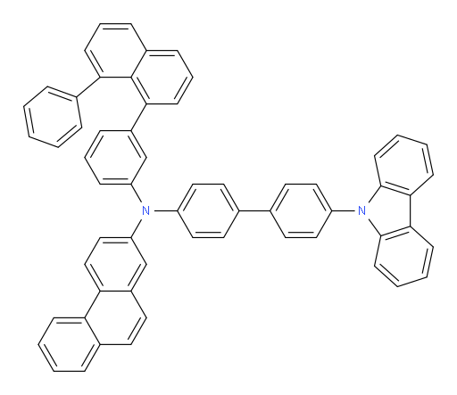 N-(4'-(9H-carbazol-9-yl)-[1,1'-biphenyl]-4-yl)-N-(3-(8-phenylnaphthalen-1-yl)phenyl)phenanthren-2-amine