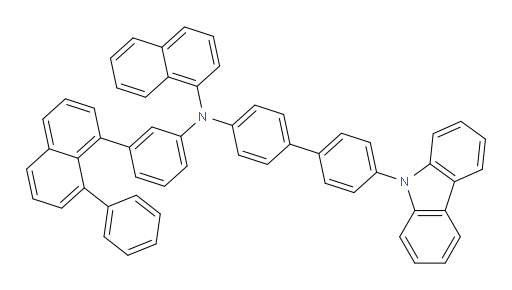 N-(4'-(9H-carbazol-9-yl)-[1,1'-biphenyl]-4-yl)-N-(3-(8-phenylnaphthalen-1-yl)phenyl)naphthalen-1-amine