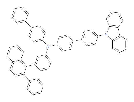 N-([1,1'-biphenyl]-4-yl)-4'-(9H-carbazol-9-yl)-N-(3-(2-phenylnaphthalen-1-yl)phenyl)-[1,1'-biphenyl]-4-amine