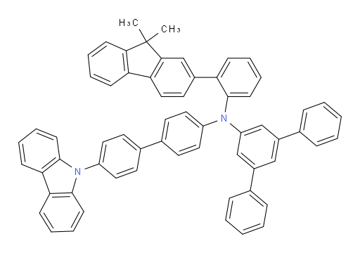 N-(4'-(9H-carbazol-9-yl)-[1,1'-biphenyl]-4-yl)-N-(2-(9,9-dimethyl-9H-fluoren-2-yl)phenyl)-[1,1':3',1''-terphenyl]-5'-amine