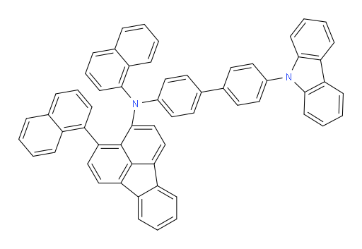 N-(4'-(9H-carbazol-9-yl)-[1,1'-biphenyl]-4-yl)-N,4-di(naphthalen-1-yl)fluoranthen-3-amine