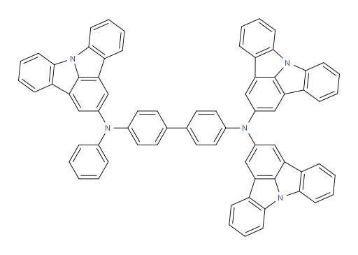 N4,N4,N4'-tris(indolo[3,2,1-jk]carbazol-2-yl)-N4'-phenyl-[1,1'-biphenyl]-4,4'-diamine