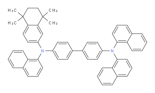N4,N4,N4'-tri(naphthalen-1-yl)-N4'-(5,5,8,8-tetramethyl-5,6,7,8-tetrahydronaphthalen-2-yl)-[1,1'-biphenyl]-4,4'-diamine