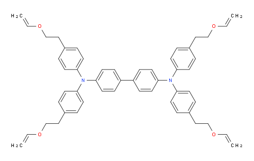 N4,N4,N4',N4'-tetrakis(4-(2-(vinyloxy)ethyl)phenyl)-[1,1'-biphenyl]-4,4'-diamine