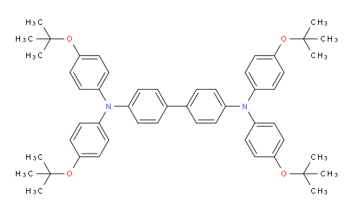 N4,N4,N4',N4'-tetrakis(4-(tert-butoxy)phenyl)-[1,1'-biphenyl]-4,4'-diamine