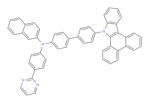 N-(4'-(9H-dibenzo[a,c]carbazol-9-yl)-[1,1'-biphenyl]-4-yl)-N-(4-(pyrimidin-2-yl)phenyl)naphthalen-2-amine