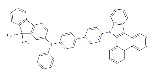 N-(4'-(9H-dibenzo[a,c]carbazol-9-yl)-[1,1'-biphenyl]-4-yl)-9,9-dimethyl-N-phenyl-9H-fluoren-2-amine